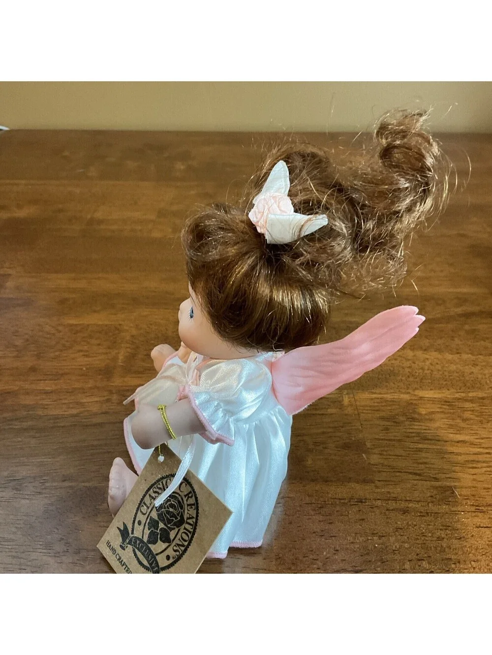 Classic Creations Porcelain Angel Doll October Birthstone Color 7